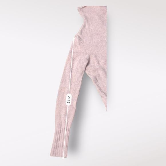 Madewell Dusty Pink Inland Mock neck wool alpaca‎ Sweater Size XS - Picture 4 of 10